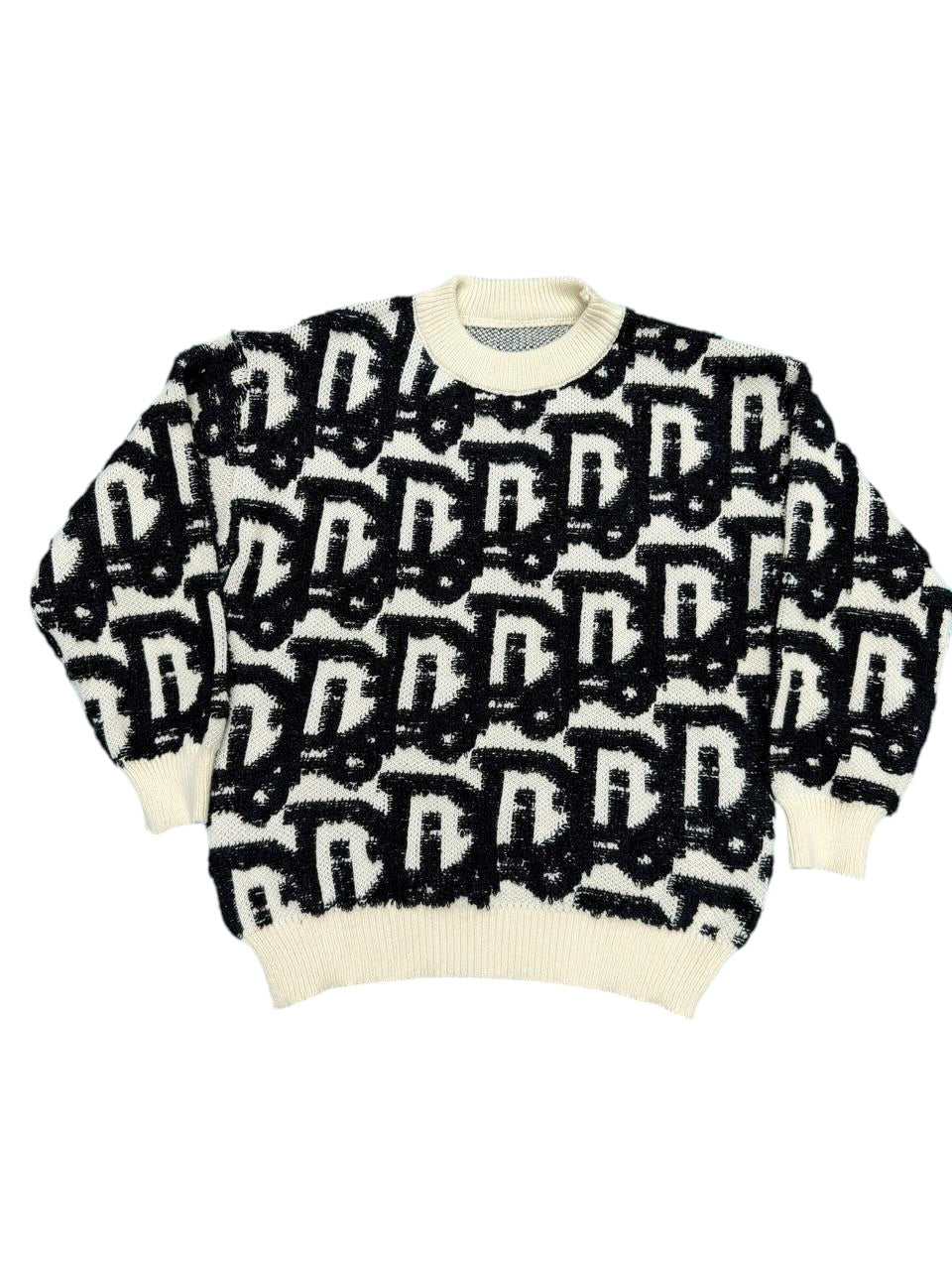 Monogram Boucle Crewneck