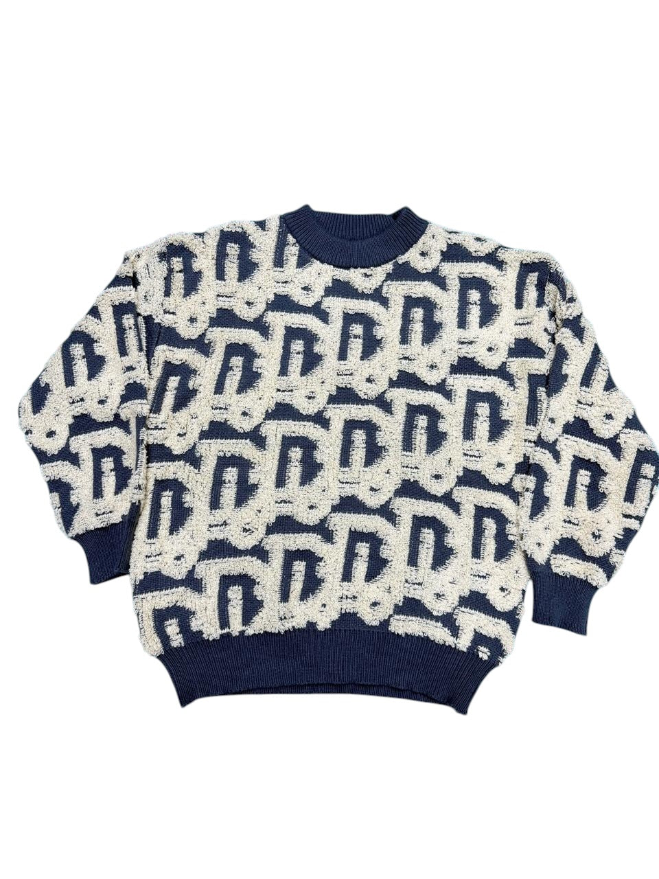 Monogram Boucle Crewneck