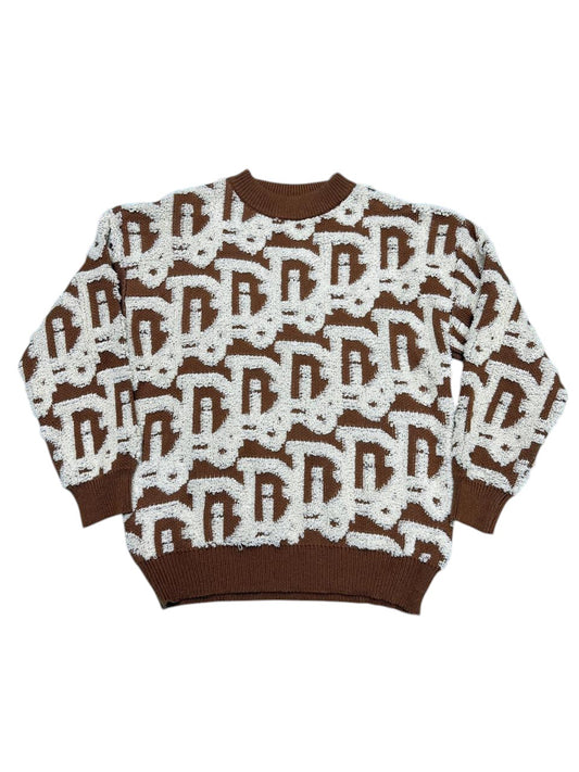 Monogram Boucle Crewneck